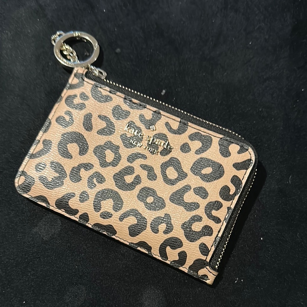 Kate Spade Leopard Print Card Holder